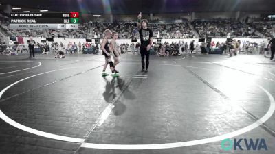 67 lbs Consi Of 4 - Cutter Bledsoe, Woodland Wrestling Club vs Patrick Real, Sallisaw Takedown Club