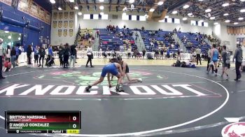 132 Gold Cons. Round 1 - Britton Marshall, Colquitt County vs D`Angelo Gonzalez, Braddock