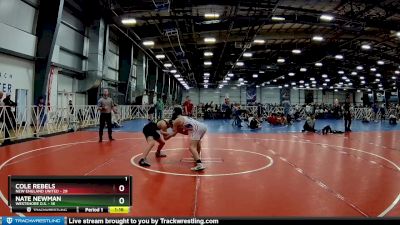 120 lbs Rd# 9- 2:15pm Saturday Final Pool - Cole Rebels, New England United vs Nate Newman, Westshore D.S.