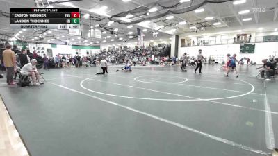 113 lbs Quarterfinal - Landon Thoennes, St. Michael-Albertville vs Easton Weidner, Elevate Wrestling Academy