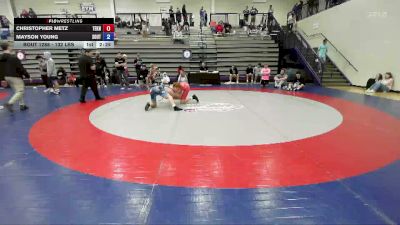 132 lbs Final - Christopher Metz, Teknique Wrestling vs Mayson Young, South Effingham Mustang Wrestling Club