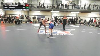 132 lbs 5th Place - Rocco Destefano, East Islip vs Trey Lechase, Fairport