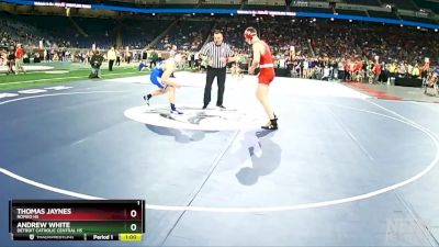 D1-175 lbs Cons. Round 1 - Thomas Jaynes, Romeo HS vs Andrew White, Detroit Catholic Central HS