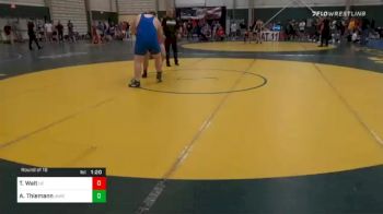 285 lbs Prelims - Thayn Walt, Hill City vs Aaron Thiemann, Unattached