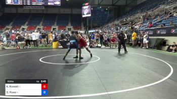 152 lbs Rnd Of 32 - Kevon Russell, Indiana vs Daishun Powe, Alabama