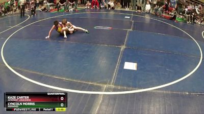 74 lbs Quarterfinal - Kaze Carter, Altamont Longhorns vs Lyncoln Morris, Norwood