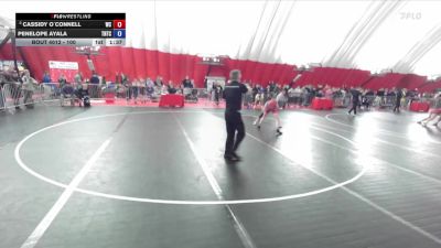 100 lbs Round 1 - Cassidy O`Connell, Weigh-in Club vs Penelope Ayala, Team Nazar Training Center