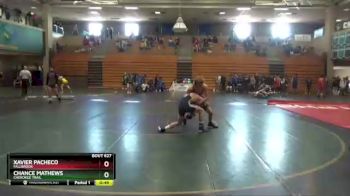 113 lbs Cons. Round 4 - Xavier Pacheco, Fallbrook vs Chance Mathews, Cherokee Trail