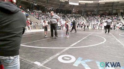 49 lbs Consi Of 8 #2 - Carter Trammel, Tahlequah Wrestling Club vs Brayden Letterman, Norman Grappling Club