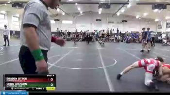 126 lbs Round 2 (4 Team) - Braden Sitton, 84 Athletes Black vs Chris Creason, 84 Athletes Gold