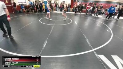 144 lbs Cons. Round 2 - Caden Miller, Thunder Basin vs Wyatt Timboe, Jackson Hole