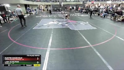 106 lbs Finals (8 Team) - Lain Kuhlman, Faribault vs Austin Hagevold, Marian Central Catholic