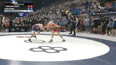 165 lbs Champ. Rd Of 128 - Augustus Smith, Arkansas vs Evan Schibi, Connecticut