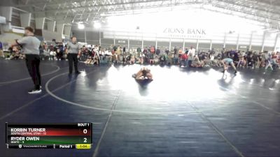 102 lbs Round 1 (4 Team) - Ryder Owen, INWTC vs Korbin Turner, South Central Utah