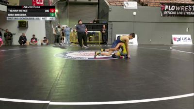 Schoolboys - 105 lbs Champ. Round 2 - Isaiah Reyes, Scotsmen Wrestling Club vs Jose Breceda