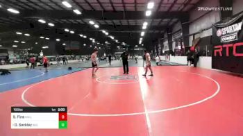 160 lbs Round Of 32 - Spencer Fine, MetroWest United vs Dominic Sackley, New England Gold