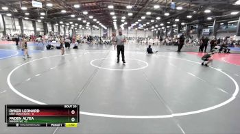 72 lbs Rd# 8- 12:30pm Saturday Final Pool - Ryker Leonard, East Coast Elite vs Paden Alyea, Ranger WC