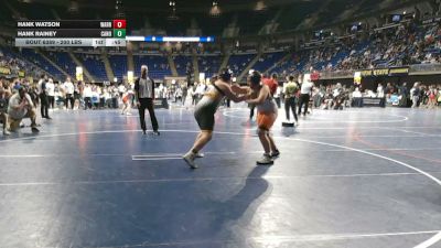 200 lbs 7th Place - Hank Watson, Warrior Run vs Hank Rainey, Canon-McMillan