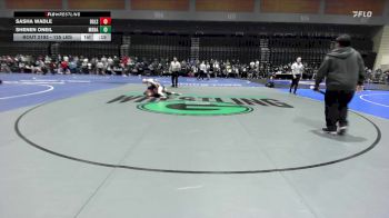 130 lbs Round Of 16 - Harper McWilliams, Allen vs Courtney Mecham, Grantsville