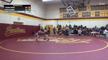 125 lbs Quarterfinal - Alijah Ortiz, Fresno City College vs Izaias Espino, Modesto Junior College