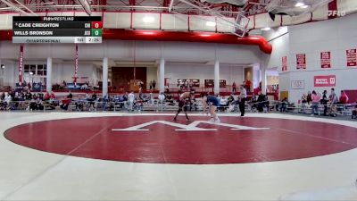 184 lbs Quarterfinal - Cade Creighton, Chicago vs Wills Bronson, John Carroll