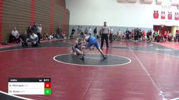 149 lbs Consi Of 8 #2 - Ryan Michaels, Pitt-Unattached vs Matt Ryan, Buffalo