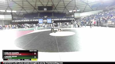 132 lbs Cons. Round 3 - Coelho Sharpe, Mt Spokane Wrestling Club vs Caeden Beam, Washington