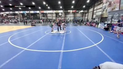 130 lbs Champ. Round 1 - Kaliber Emmett, Stillwater Gladiators vs Ty Larson, Chamberlain Cubs Wrestling