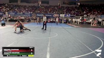 D 1 165 lbs Cons. Round 2 - Daultyn Houston, Covington vs Brooks Chapman, Central - B.R.