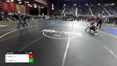 109 lbs Round Of 16 - Preston Miller, Nebraska Elite WC vs Bryson Lopez, High Plains Thunder