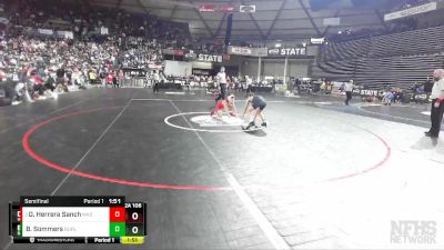 2A 106 lbs Semifinal - Daniel Herrera Sanchez, Washington vs Ben Sommers, Burlington-Edison