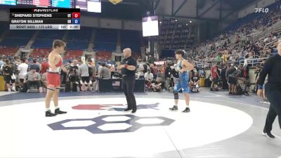 175 lbs Champ. Rd Of 128 - Shepard Stephens, UT vs Graydn Sillman, OH