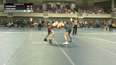 160 Championship Bracket Cons. Round 2 - Owen Eigen, Mahtomedi vs Cayden Ban, Anoka