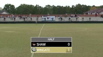 Replay: Shaw vs Wingate | Oct 12 @ 5 PM