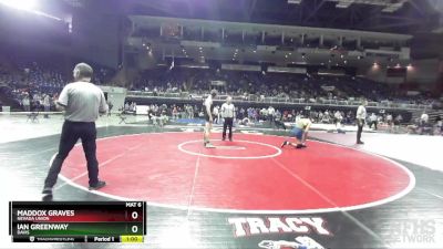 182 lbs Cons. Round 4 - Ian Greenway, Davis vs Maddox Graves, Nevada Union