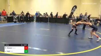 60 lbs Consolation - Kole Wasser, Nazareth vs Jakob Vogt, Ringgold