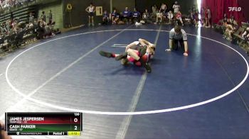 130 lbs Round 3 (6 Team) - Cash Parker, Idaho vs James Jespersen, Team USA