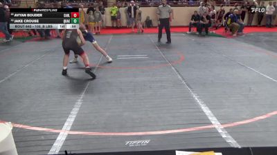 105_B lbs Consi Of 16 #1 - Avyan Bouder, Carlisle vs Jake Crouse, Quakertown