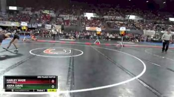 3rd Place Match - Harley Wade, Simms Girls vs Kiera Davis, Corvallis Girls