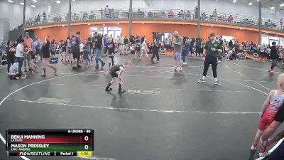 40 lbs Cons. Semi - Mason Pressley, LWC: Raiders vs Benji Manning, LA Elite