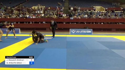 Justin Masaichi Ordinario vs BRUNO AYOLPHI BRAZ 2024 Pan IBJJF Jiu-Jitsu No-Gi Championship