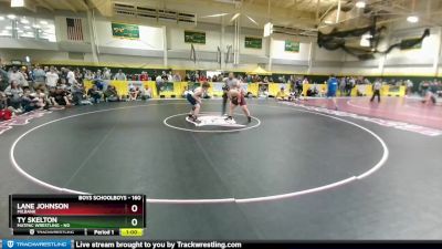 160 lbs Cons. Round 1 - Lane Johnson, Milbank vs Ty Skelton, MATPAC Wrestling - ND