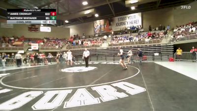 2A 144 lbs Cons. Semi - James Crowley, North Sevier vs Matthew Whitaker, Millard