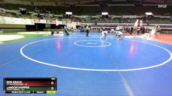 190 lbs Placement (16 Team) - Ron Kraus, St. Augustine Prep vs Landon Hamper, South Carroll