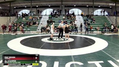 126 lbs Cons. Round 3 - Eli Stamper, Benedictine College Prep vs Mac Keogh, Gonzaga