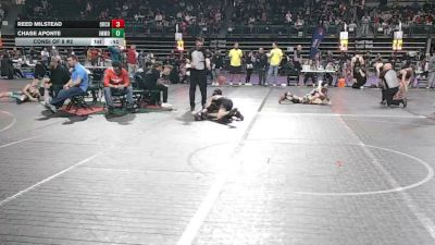 106 lbs Consi Of 8 #2 - Reed Milstead, Orchard South WC vs Chase Aponte, Immortals Wrestling