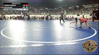 76 lbs Round Of 32 - Camren Redwine, Juggernaut Wrestling Club vs Dayton Rice, Husky Wrestling Club