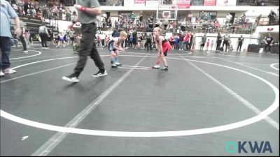 55-58 lbs Round Of 16 - Jimmy Arms II, Redskins Wrestling Club vs Kashen Bell, Division Bell Wrestling