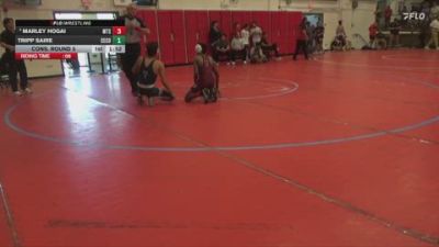 133 lbs Cons. Round 5 - Marley Hogai, Mt. Sac vs Tripp Saire, Cerritos College