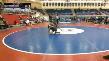 120 lbs Round 4: Semis & 3rd Wb - Mason Rosenberg, Dawson County vs Jonderious Williams, Troup
